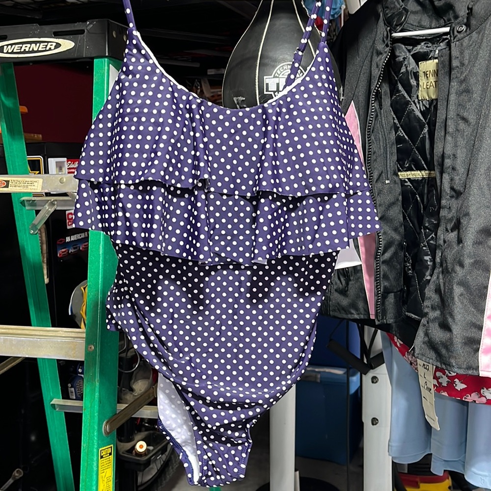 Very cute ruffle top one piece